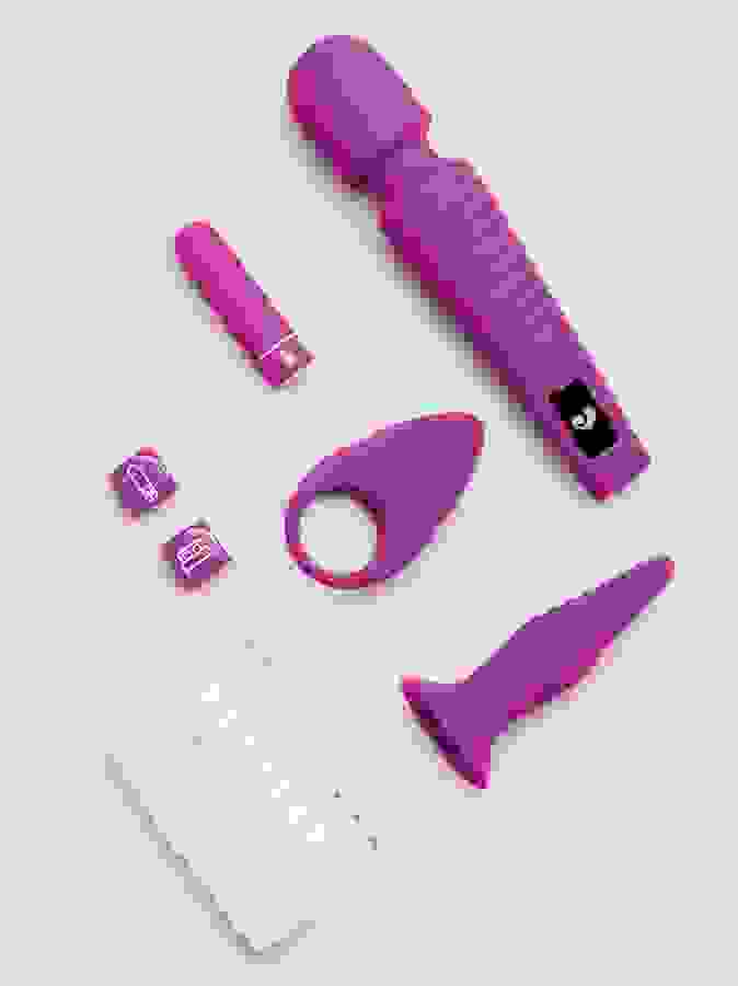 Lovehoney Game On Couples Mega Fun Sex Toy Kit, Purple, hi-res